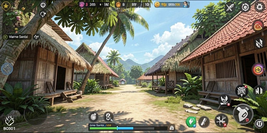 Tampilan gameplay BOS01 yang menarik dan menghibur.