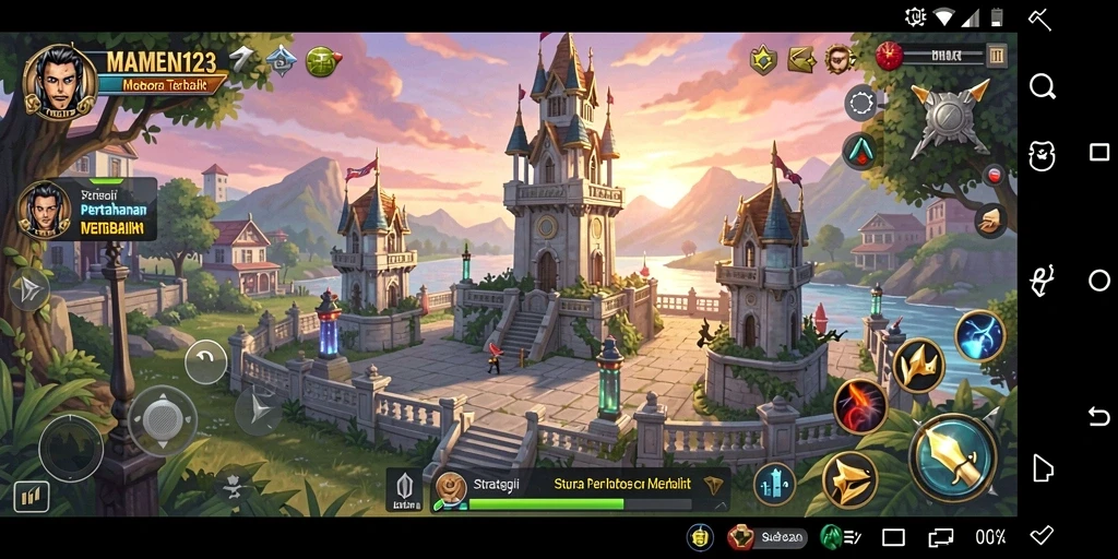 Tampilan gameplay MAMEN123 yang seru dan menantang.