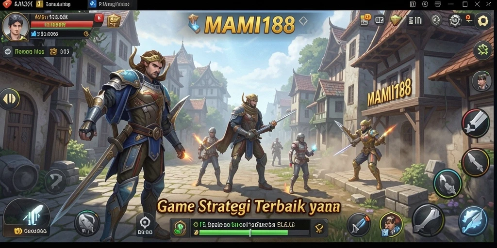 Tampilan gameplay menarik dari MAMI188 yang menampilkan strategi SLG.