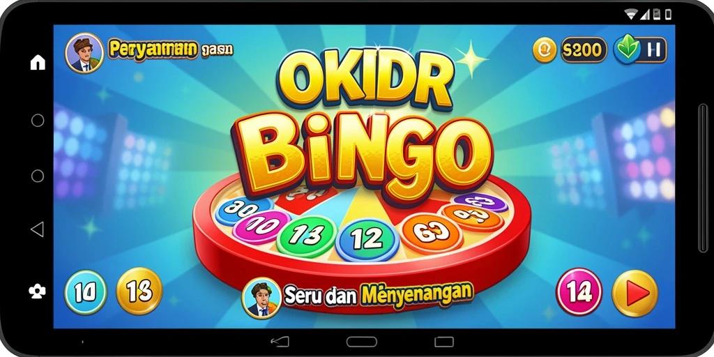 Tampilan seru gameplay Bingo di OKIDR.