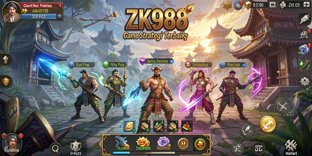 Tangkapan layar gameplay SLG ZK988 yang seru dan menantang.